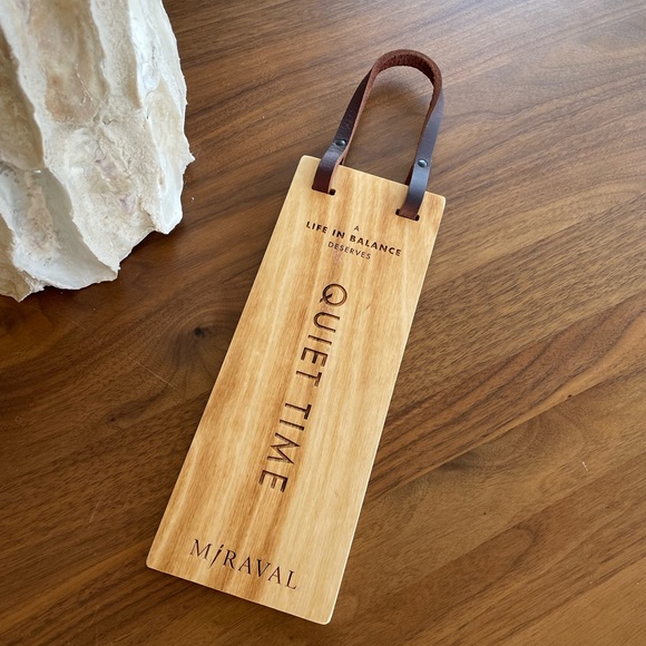 Miraval Resorts Quiet Time Door Hanger - Picture 3 of 3